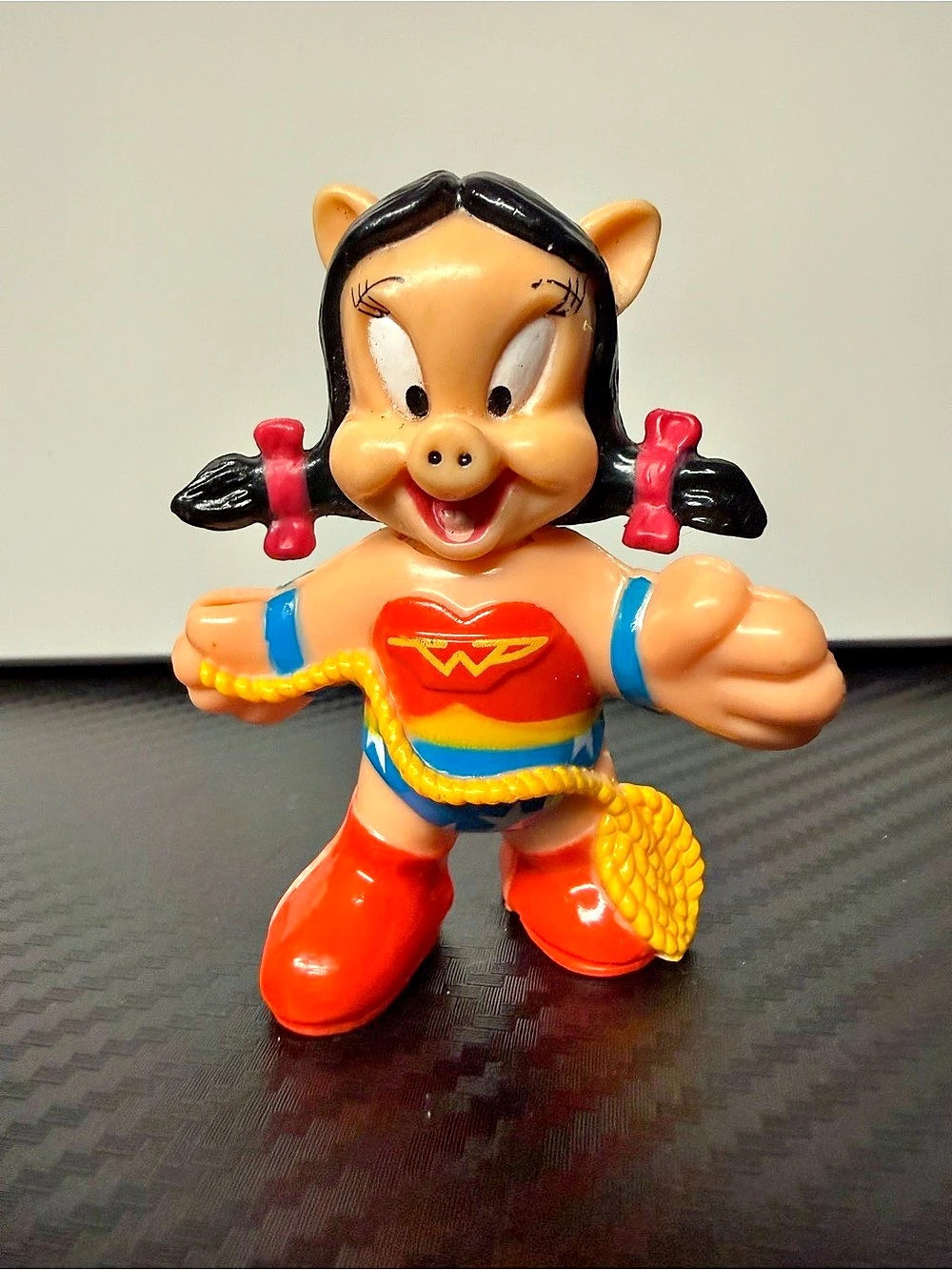 Warner Bros. Petunia Pig as Wonder Woman (Super Looney Tunes). Petunia Pig as